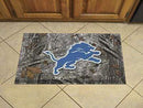 Scraper Mat Welcome Mat NFL Detroit Lions Scraper Mat 19"x30" Camo FANMATS