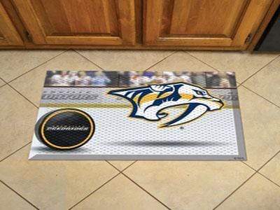 Scraper Mat Welcome Mat NHL Nashville Predators Scraper Mat 19"x30" Puck FANMATS