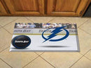 Scraper Mat Welcome Mat NHL Tampa Bay Lightning Scraper Mat 19"x30" Puck FANMATS