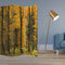 Screens Balcony Privacy Screen - 1" x 48" x 72" Multi-Color, Wood, Canvas, Autumn Journey - Screen HomeRoots