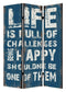 Screens Balcony Privacy Screen - 1" x 48" x 72" Multi-Color, Wood, Canvas, Inspiration - Screen HomeRoots