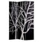 Screens Balcony Privacy Screen - 1" x 48" x 72" Multi-Color, Wood, Canvas, Tranquility - Screen HomeRoots