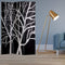 Screens Balcony Privacy Screen - 1" x 48" x 72" Multi-Color, Wood, Canvas, Tranquility - Screen HomeRoots