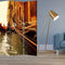 Screens Balcony Privacy Screen - 1" x 48" x 72" Multi-Color, Wood, Canvas, Venice - Screen HomeRoots