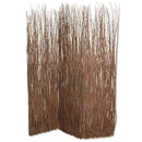 Screens Balcony Privacy Screen - 1" x 63" x 84" Brown Willow Adirondack - Screen HomeRoots
