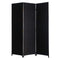 Screens Black Screen - 1" x 54" x 72" Black, Wood - 3 Panel Screen HomeRoots