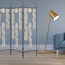 Screens Black Screen - 1" x 58" x 71" Black, Iron Art - Screen HomeRoots