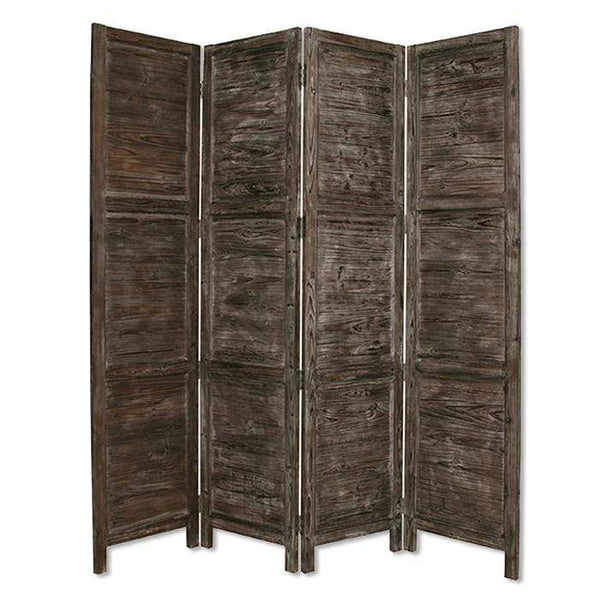 Screens Black Screen - 1" x 76" x 84" Black, Wood- Screen HomeRoots