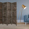 Screens Black Screen - 1" x 76" x 84" Black, Wood- Screen HomeRoots