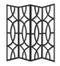Screens Black Screen - 84" x 2" x 84" Black, Wood, 4 Panel - Screen HomeRoots