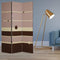 Screens Front Screen Doors - 1" x 48" x 72" Multi-Color, Wood, Canvas, Bolo Screen HomeRoots