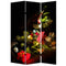 Screens Front Screen Doors - 1" x 48" x 72" Multi-Color, Wood, Canvas, Christmas - Screen HomeRoots