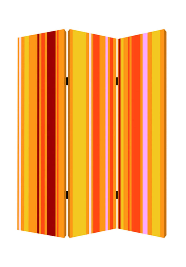 Screens Front Screen Doors - 1" x 48" x 72" Multi-Color, Wood, Canvas, Deep Saffron - Screen HomeRoots