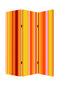 Screens Front Screen Doors - 1" x 48" x 72" Multi-Color, Wood, Canvas, Deep Saffron - Screen HomeRoots