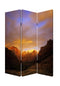 Screens Front Screen Doors - 1" x 48" x 72" Multi-Color, Wood, Canvas, Desert - Screen HomeRoots