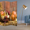 Screens Front Screen Doors - 1" x 48" x 72" Multi-Color, Wood, Canvas, Harvest - Screen HomeRoots