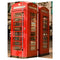 Screens Front Screen Doors - 1" x 48" x 72" Multi-Color, Wood, Canvas, London - Screen HomeRoots