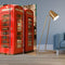 Screens Front Screen Doors - 1" x 48" x 72" Multi-Color, Wood, Canvas, London - Screen HomeRoots