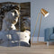 Screens Front Screen Doors - 1" x 48" x 72" Multi-Color, Wood, Canvas, Rome - Screen HomeRoots