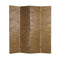 Screens Front Screen Doors - 1" x 63" x 72" Gold, Wood, Canvas Muse - Screen HomeRoots