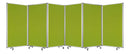 Screens Green Screen - 106" x 1" x 71" Green, Metal and Fabric - Screen HomeRoots
