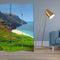 Screens Home Screen - 1" x 48" x 72" Multi-Color, Wood, Canvas Hawaiian Coast - Screen HomeRoots