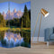Screens Home Screen - 1" x 48" x 72" Multi-Color, Wood, Canvas, Mountain Peaks - Screen HomeRoots