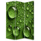Screens Home Screen - 1" x 48" x 72" Multi-Color, Wood, Canvas, Rain - Screen HomeRoots