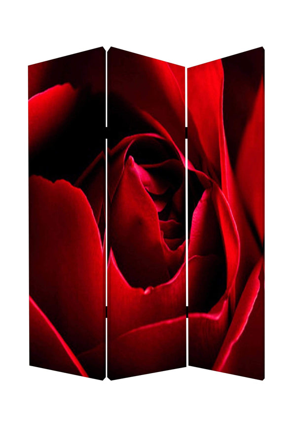 Screens Home Screen - 1" x 48" x 72" Multi-Color, Wood, Canvas, Rose - Screen HomeRoots