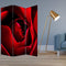Screens Home Screen - 1" x 48" x 72" Multi-Color, Wood, Canvas, Rose - Screen HomeRoots