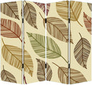 Screens Home Screen - 1" x 84" x 84" Multi-Color, Wood, Canvas, Perpetual Leaf - Screen HomeRoots