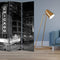 Screens Outdoor Privacy Screen - 1" x 48" x 72" Multi-Color, Wood, Canvas, Chicago - Screen HomeRoots
