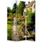 Screens Outdoor Privacy Screen - 1" x 48" x 72" Multi-Color, Wood, Canvas, English Garden - Screen HomeRoots