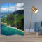 Screens Patio Privacy Screen - 1" x 48" x 72" Multi-Color, Wood, Canvas, Palm/Tropical - Screen HomeRoots