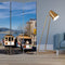 Screens Patio Privacy Screen - 1" x 48" x 72" Multi-Color, Wood, Canvas, San Francisco - Screen HomeRoots