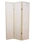 Screens Patio Screen - 1" x 47" x 71" Beige, Wood - Screen HomeRoots