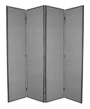 Screens Patio Screen Door - 1" x 80" x 84" Gray, Wood & Fabric - Screen HomeRoots