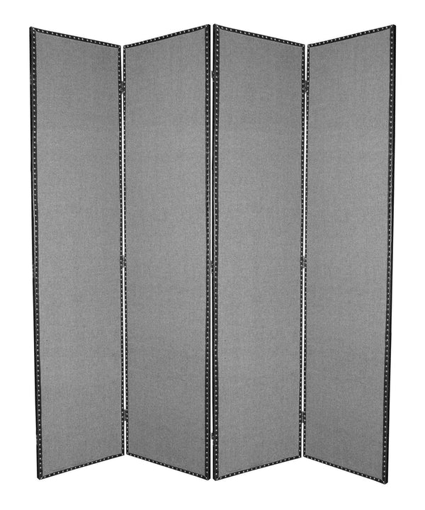 Screens Patio Screen Door - 1" x 80" x 84" Gray, Wood & Fabric - Screen HomeRoots