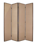 Screens Patio Screen Door - 1" x 80" x 84" Tan, Wood & Fabric - Screen HomeRoots