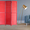 Screens Red Screen - 1" x 47" x 67" Red, Wood - Screen HomeRoots