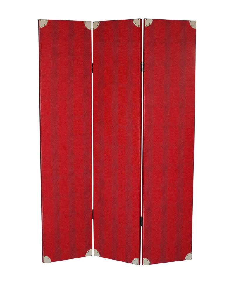 Screens Red Screen - 1" x 47" x 71" Red Wood - Screen HomeRoots