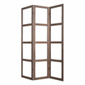 Screens Screen Door - 1" x 63" x 84" Brown, Wood, Glass - Screen HomeRoots