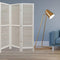 Screens White Screen - 1" x 48" x 67" White, Wood, Shutter - Screen HomeRoots