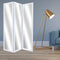 Screens White Screen - 1" x 50" x 69" White, Glass & Wood, Mirror - Screen HomeRoots