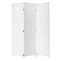 Screens White Screen - 1" x 54" x 72" White, Wood - 3 Panel Screen HomeRoots