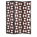 Screens White Screen - 1" x 59" x 75" White, Faux-leather - Screen HomeRoots