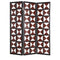 Screens White Screen - 1" x 59" x 75" White, Faux-leather - Screen HomeRoots