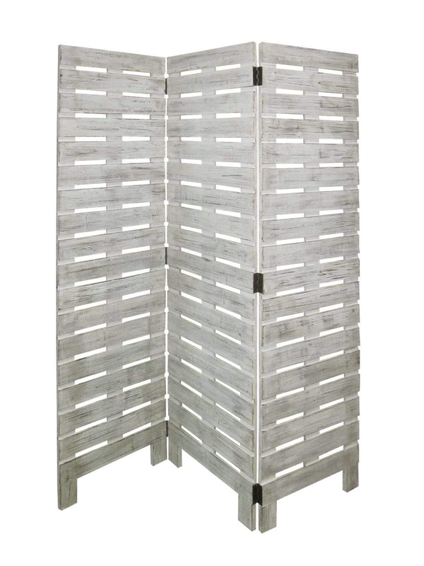 Screens White Screen - 1" x 63" x 72" White, Wood, Garden - Screen HomeRoots