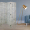 Screens White Screen - 1" x 63" x 72" White, Wood, Garden - Screen HomeRoots