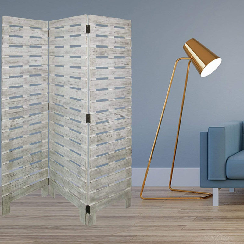 Screens White Screen - 1" x 63" x 72" White, Wood, Garden - Screen HomeRoots